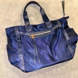 AIMEE KESTENBERG Navy Blue Nylon Tote Bag